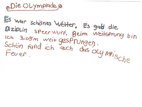 Olympiade Spruch